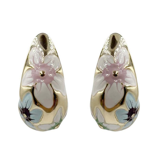 Aretes Gota de Flores