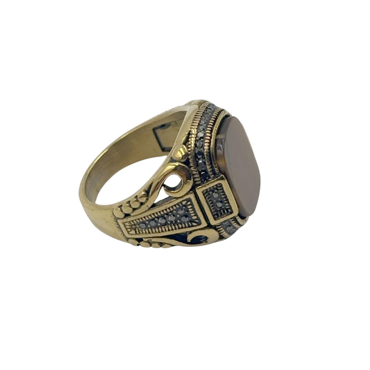 Anillo Ojo de Tigre Diseño Vintage