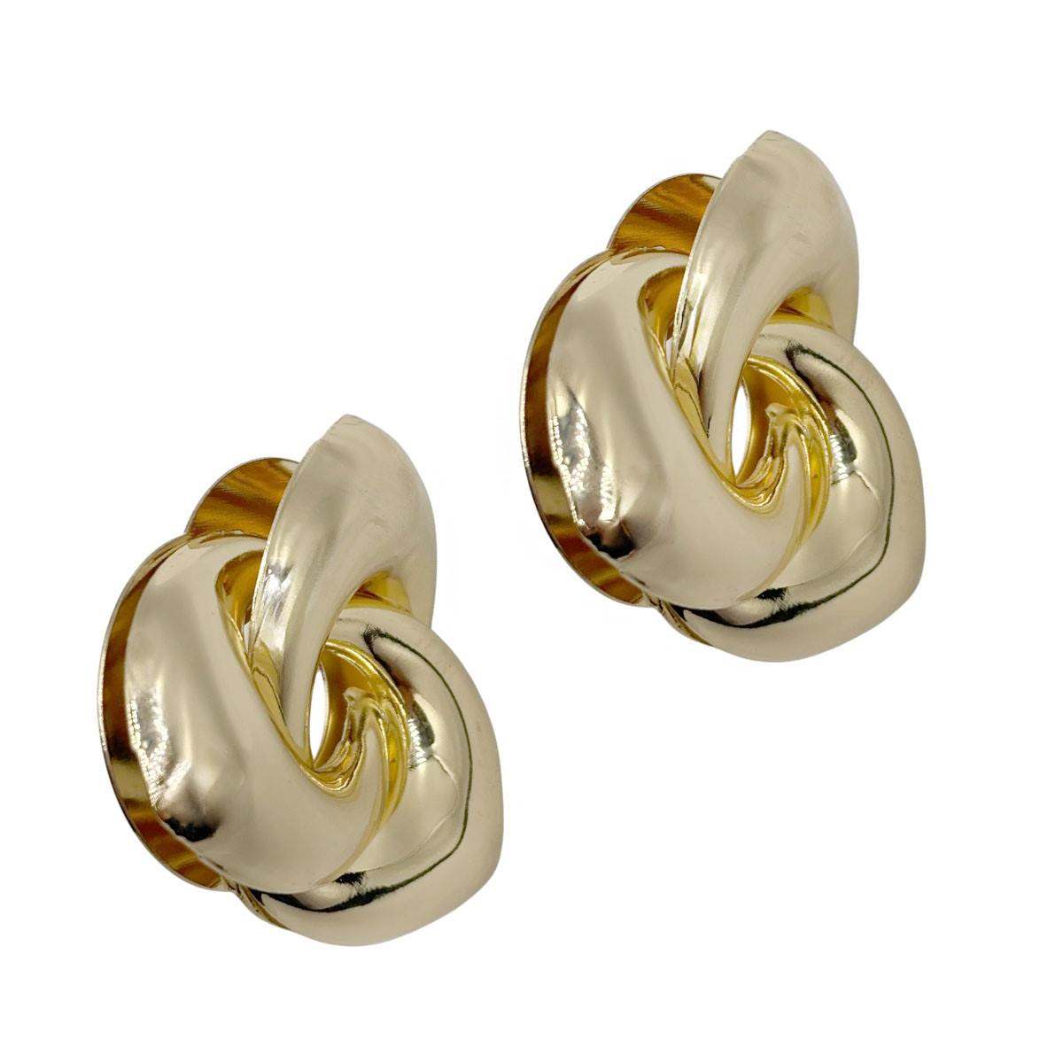 Aretes Tridimensionales Dorado