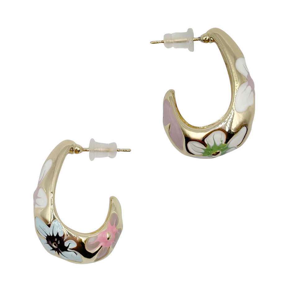 Aretes Gota de Flores