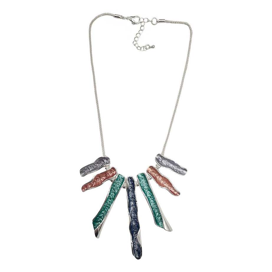 Set Collar y Aretes  Irregulares