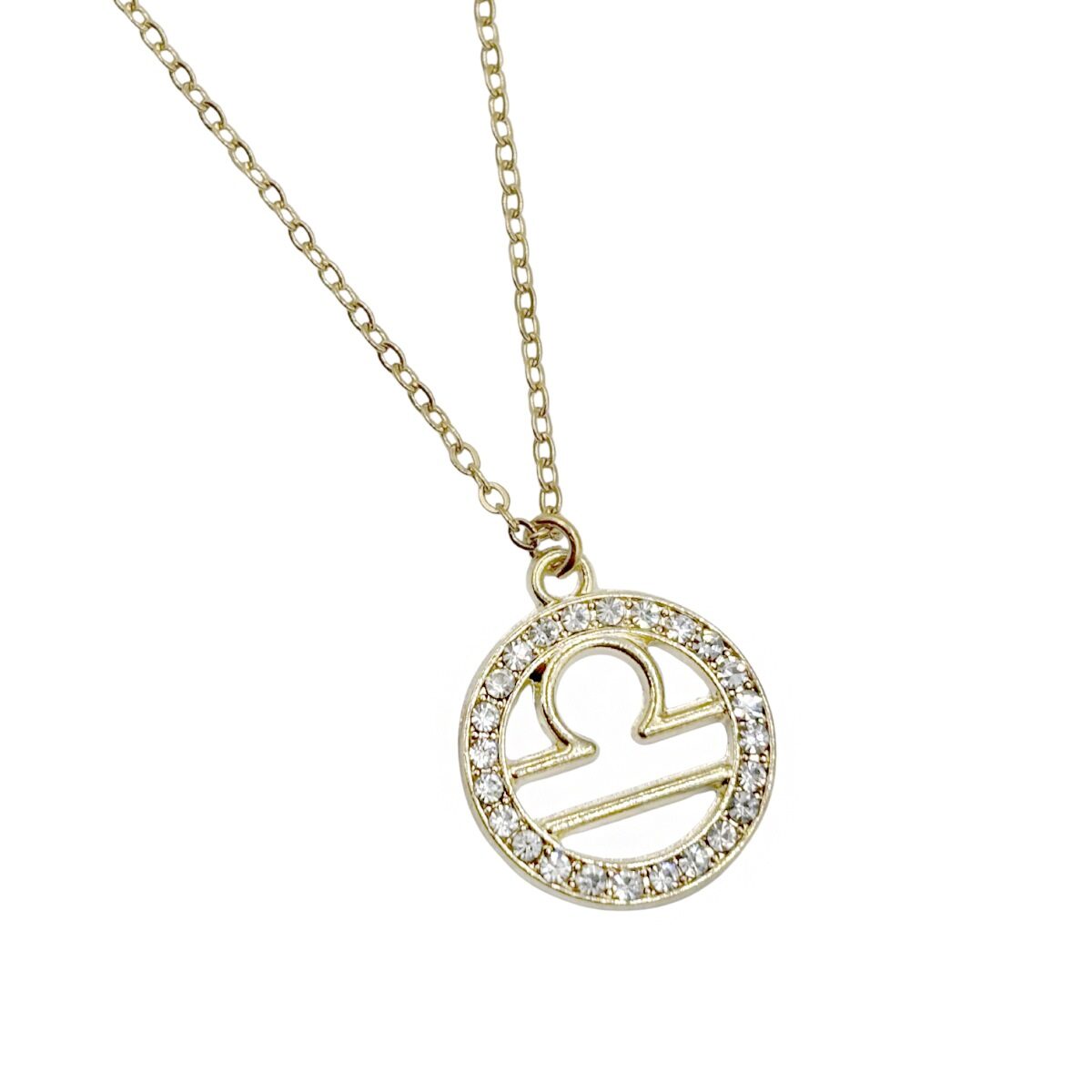 Collar Dorado Con Dije De Libra
