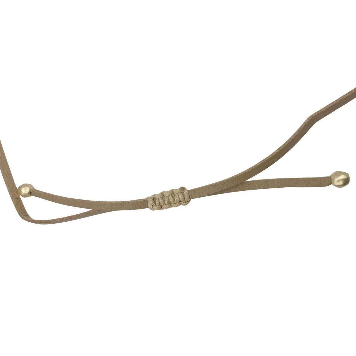 Collar Circulo Dorado Mate