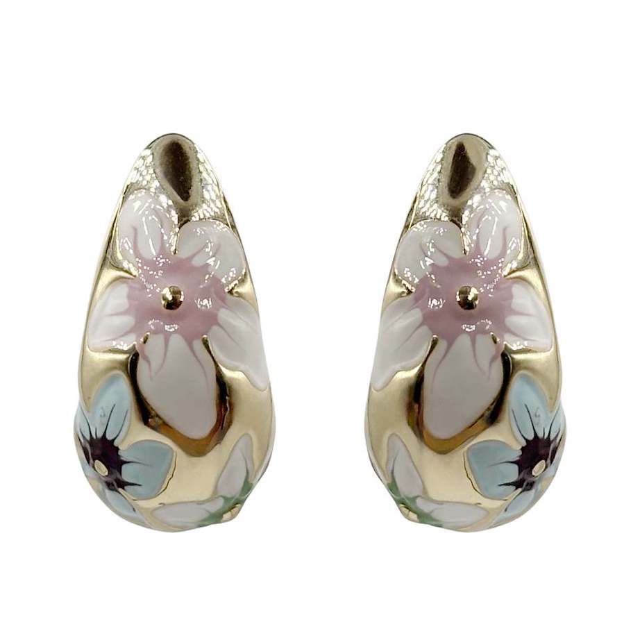 Aretes Gota de Flores