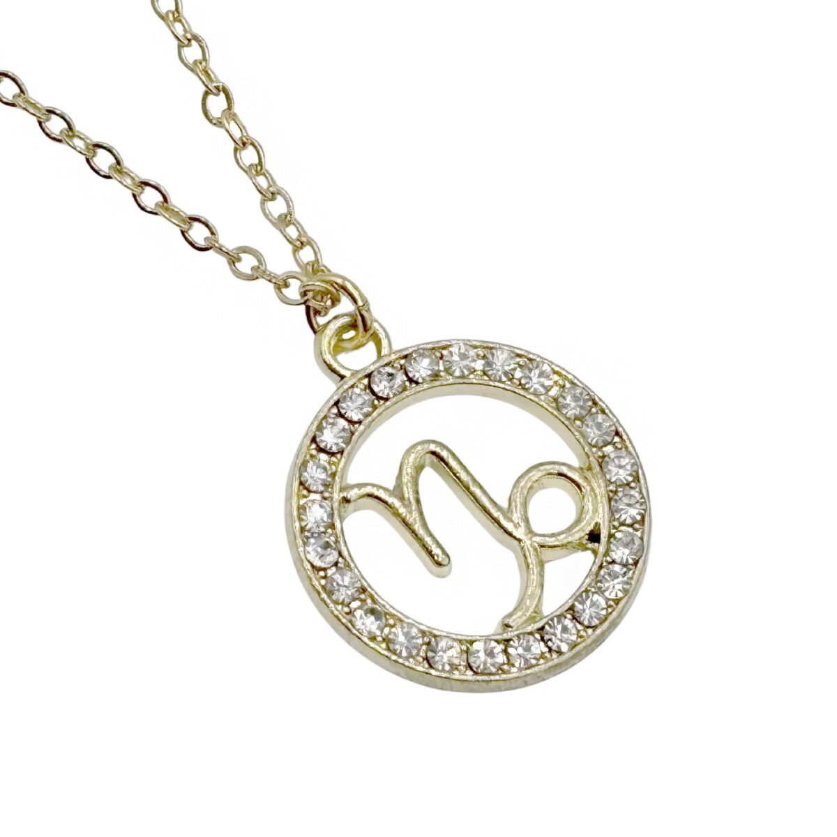 Collar Dorado Con Dije Capricornio