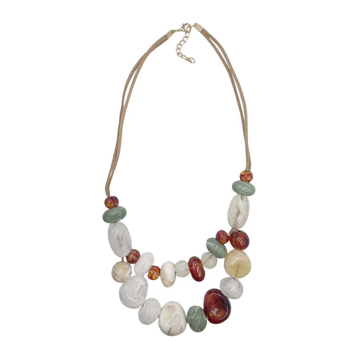 Collar de Piedras Multicolor