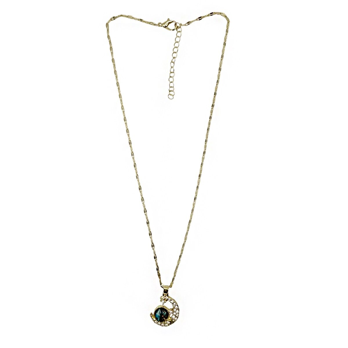 Collar con Colgante de Media Luna