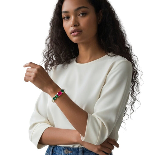 Pulsera con Cristales Multicolor