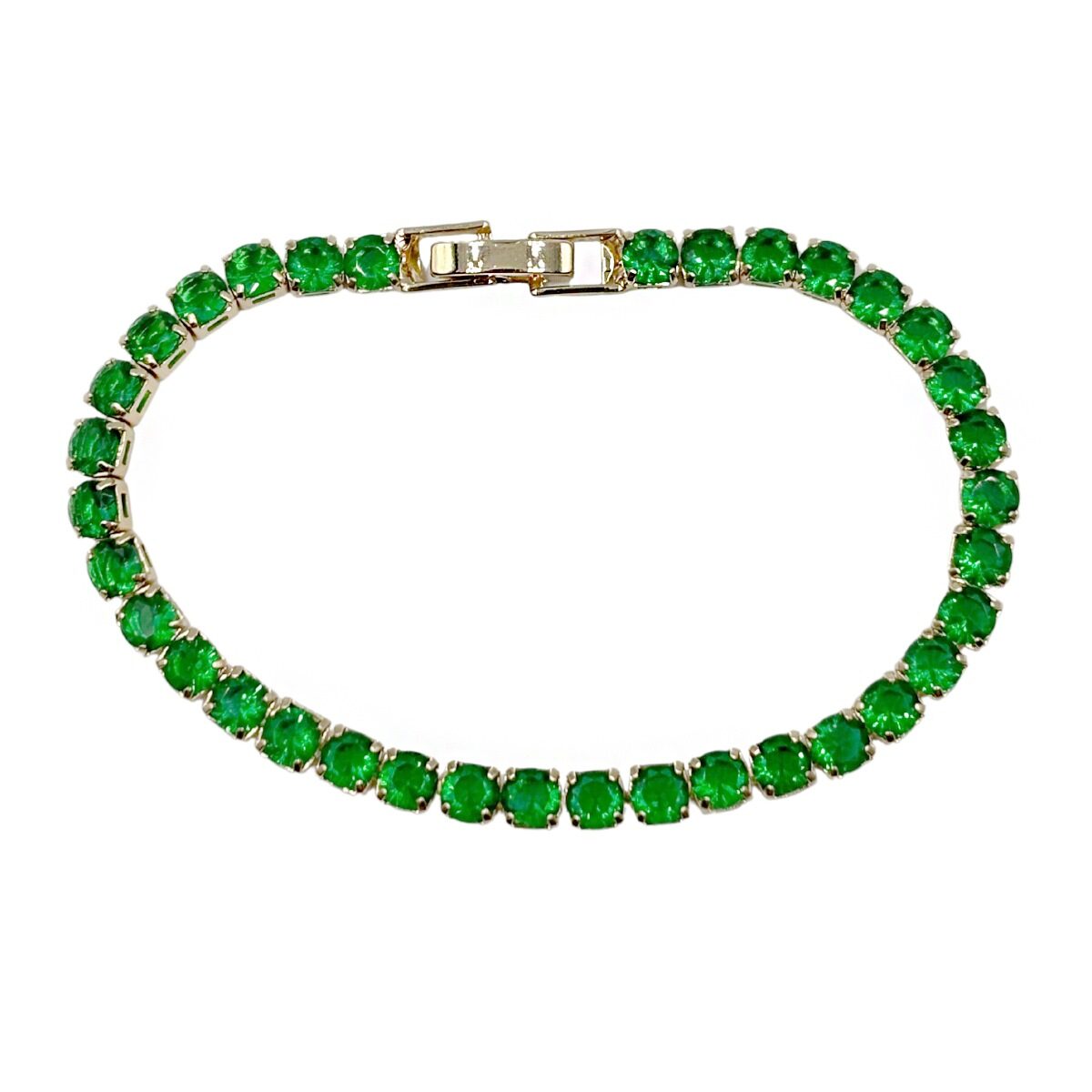 Pulsera de Cristales Redondos