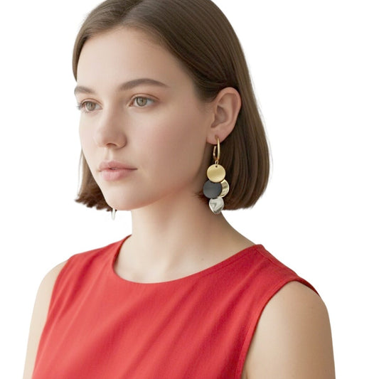 Aretes Colgantes Hojuelas