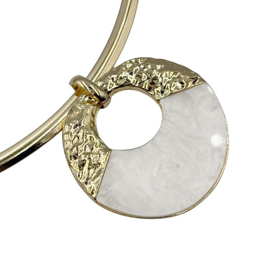 Set Collar y Aretes Dorados