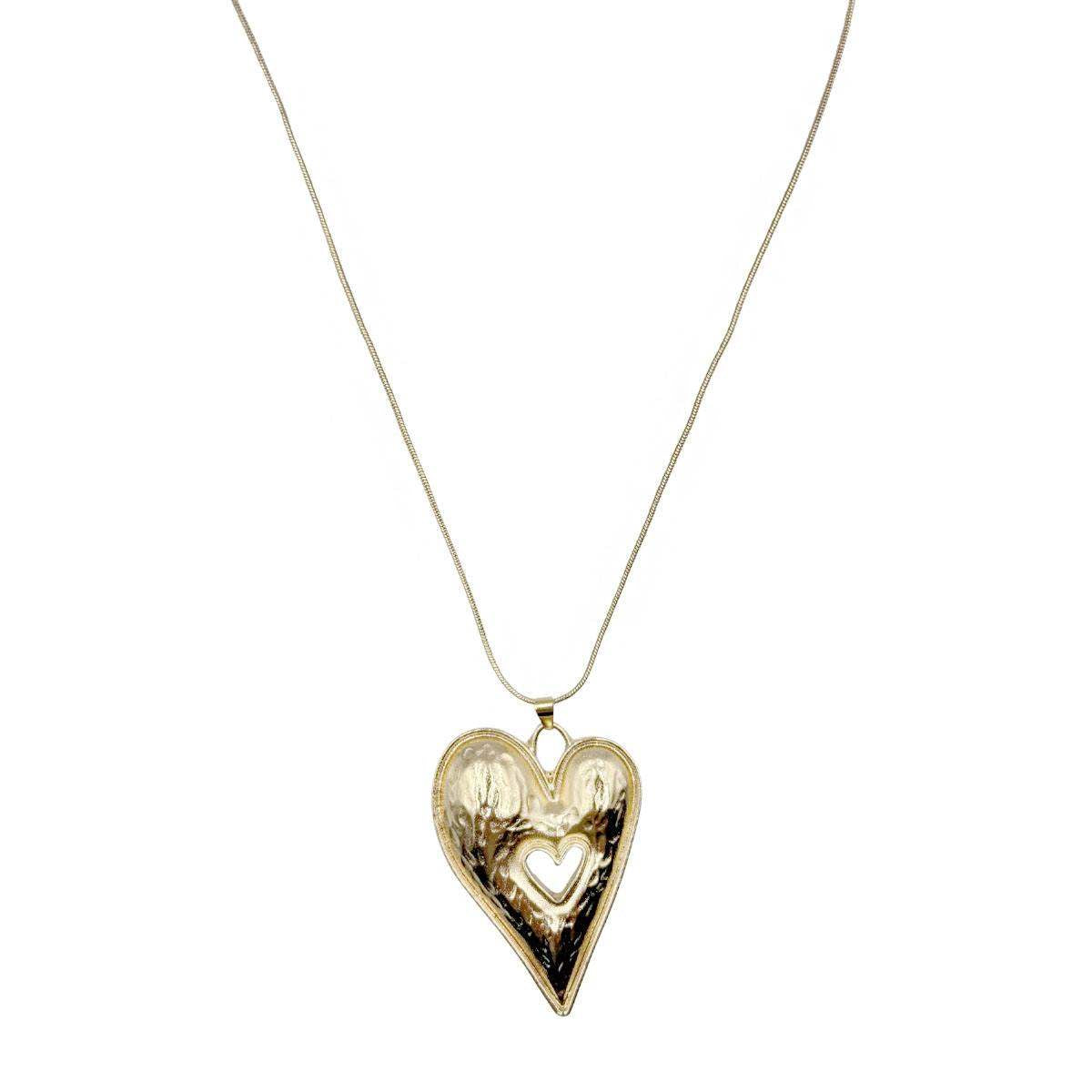 Collar Corazon Dorado