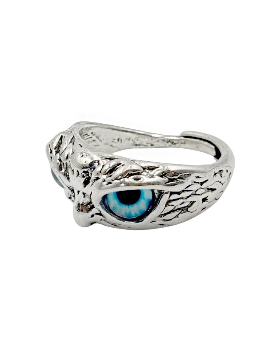 Anillo diseño de Búho con Ojos en color
