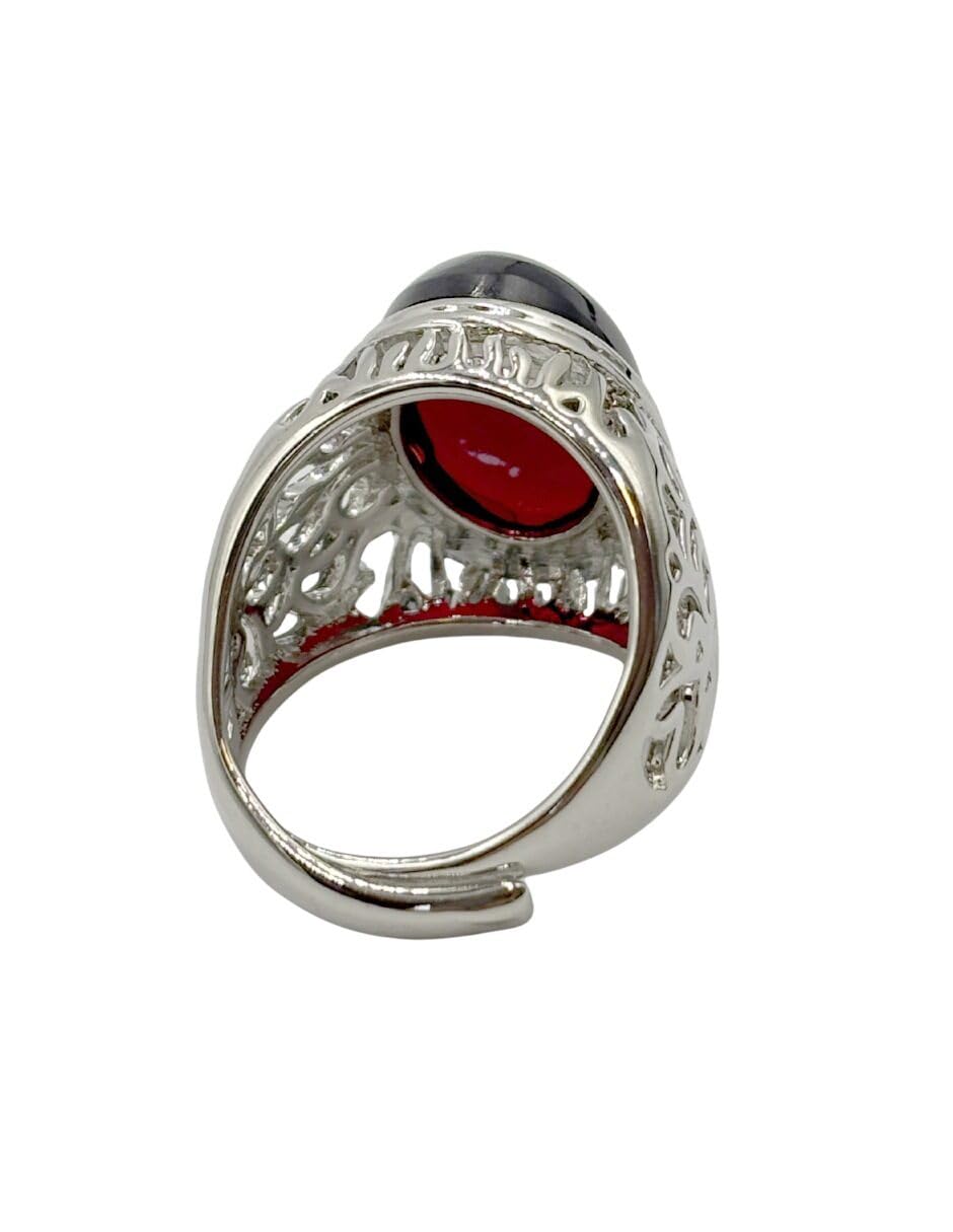 Anillo con Piedra Roja
