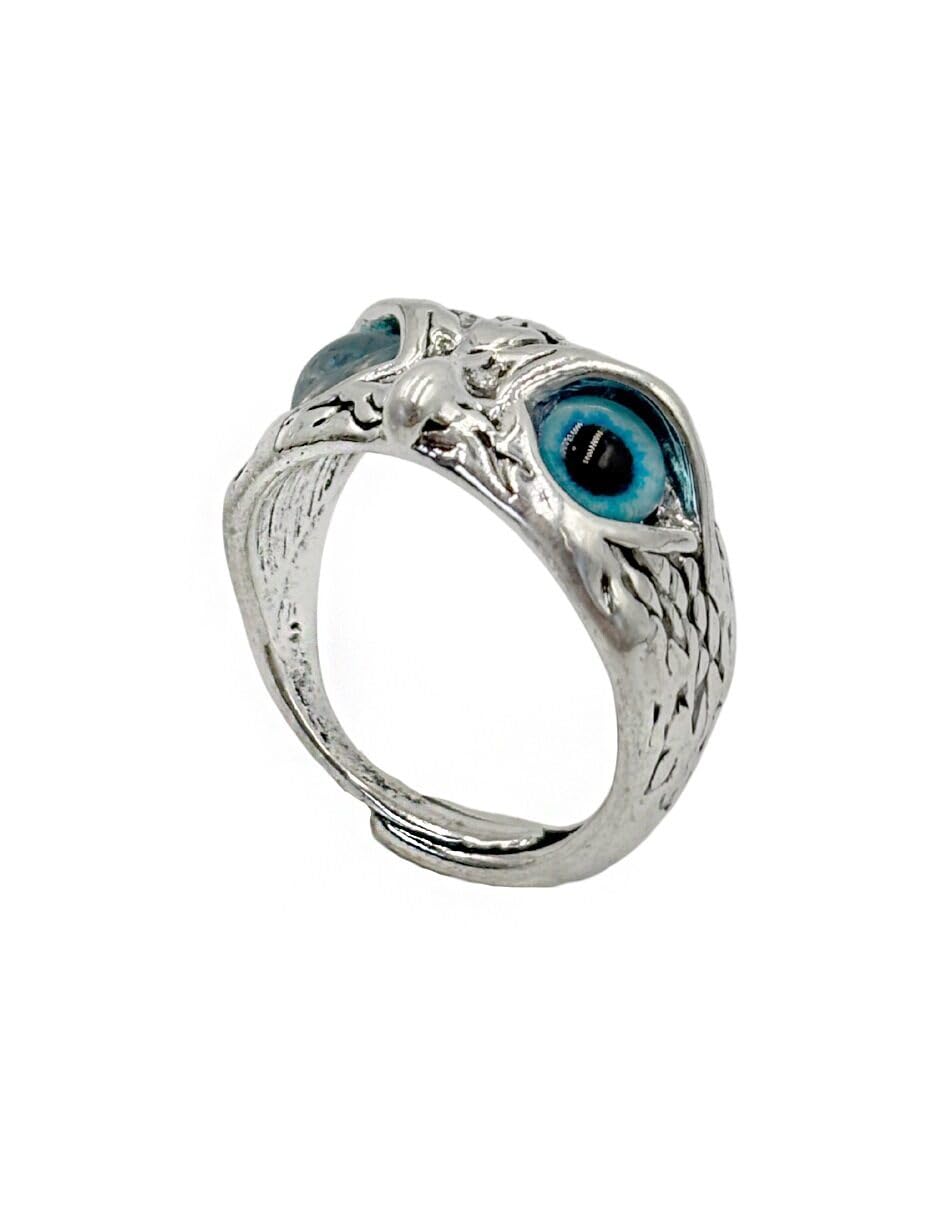 Anillo diseño de Búho con Ojos en color