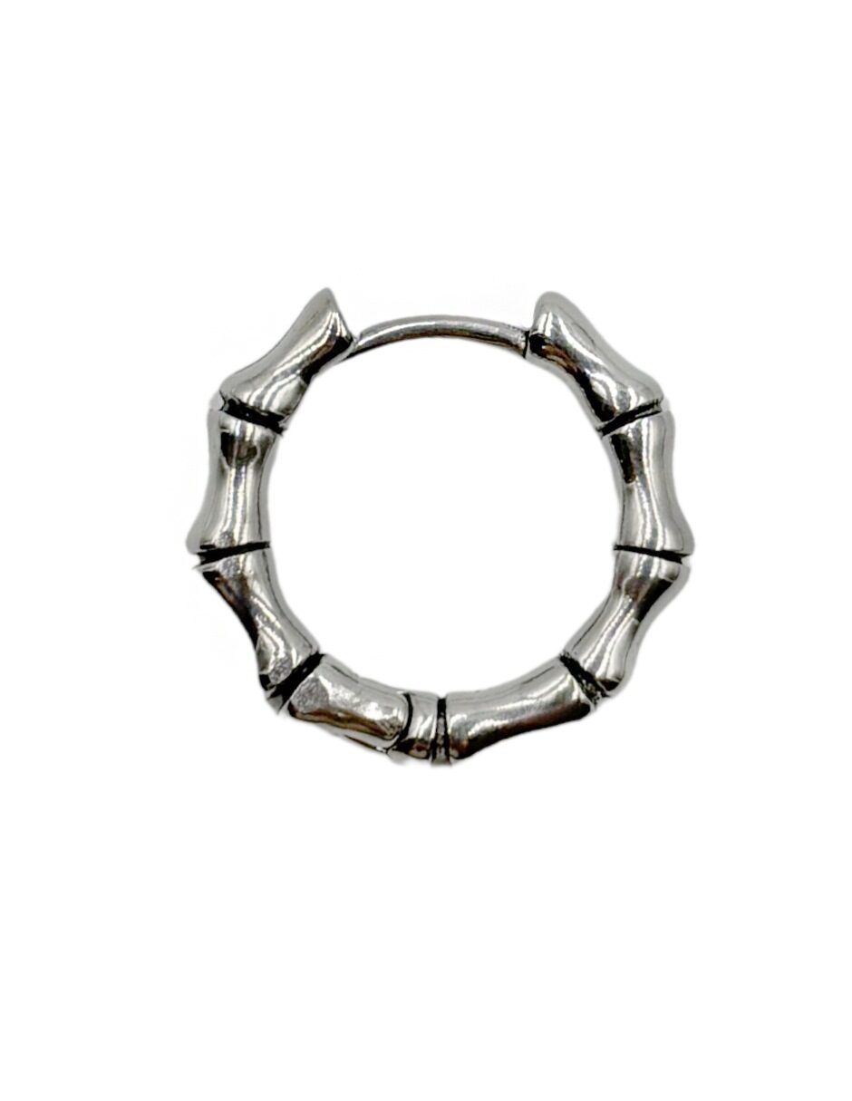 Arracada tipo Bambú para hombre