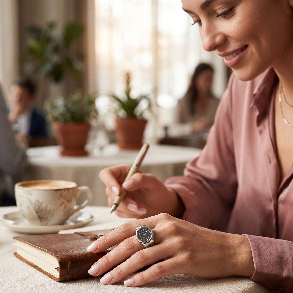 Anillo Reloj Color Unitalla