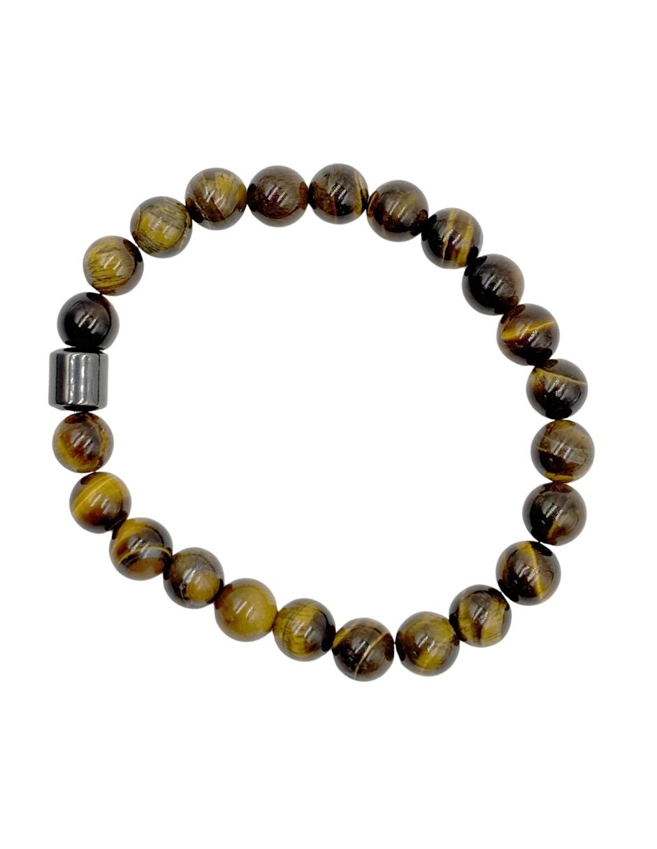 Pulsera Cuentas Ojo de Tigre de 8MM