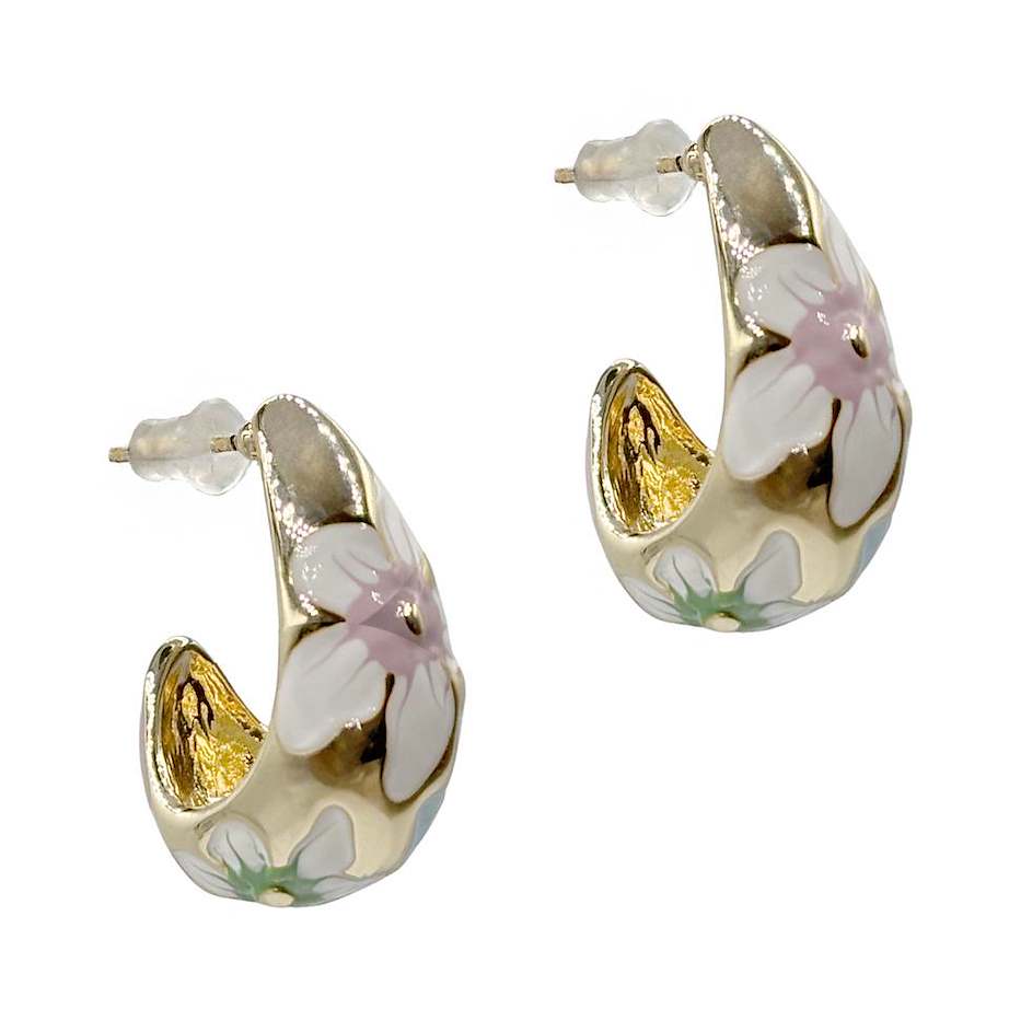 Aretes Gota de Flores