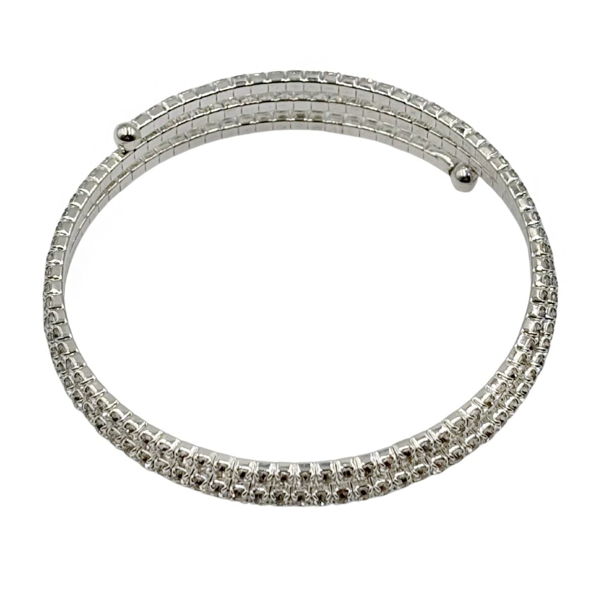 Brazalete con Diseño en Espiral Triple