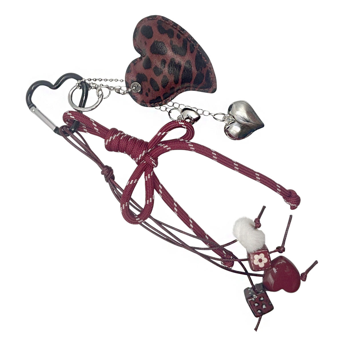 Charm Corazones Animal Print