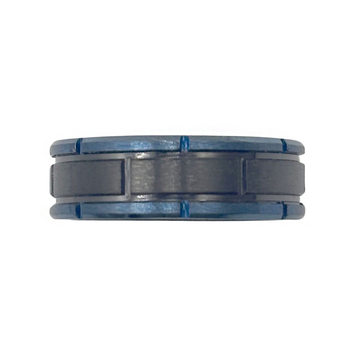 Anillo Azul Acero Inoxidable