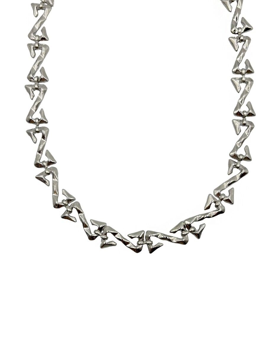 Collar Cadena Eslabones en Zigzag