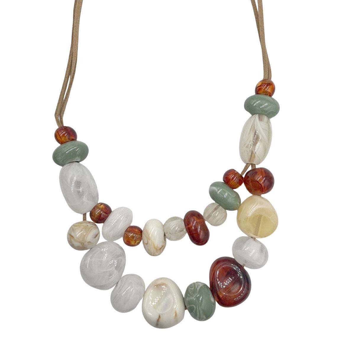 Collar de Piedras Multicolor