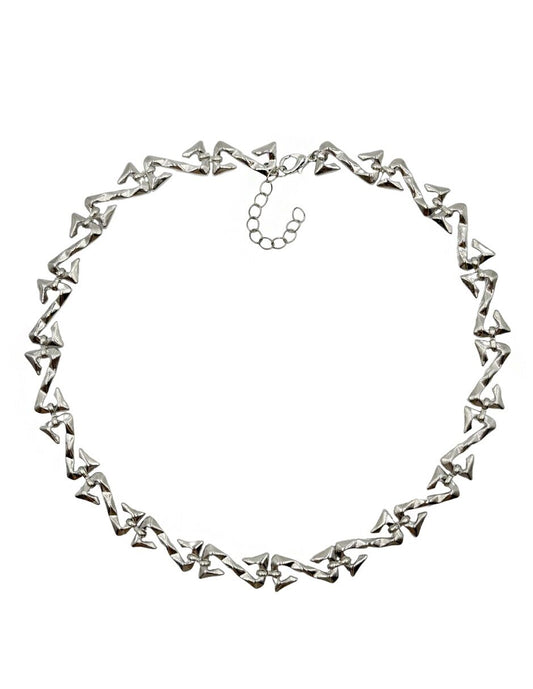Collar Cadena Eslabones en Zigzag