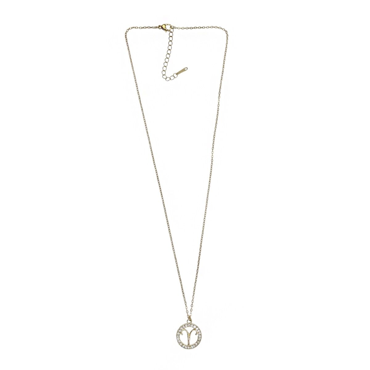 Collar Dorado Con Dije Aries