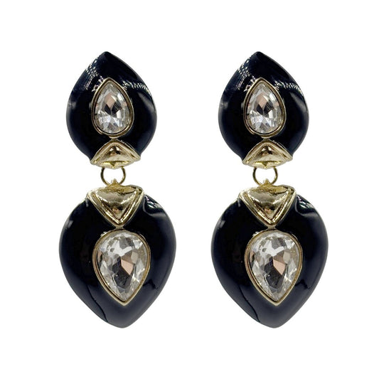 Aretes Colgantes de Doble Gota