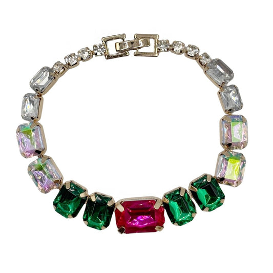 Pulsera con Cristales Multicolor