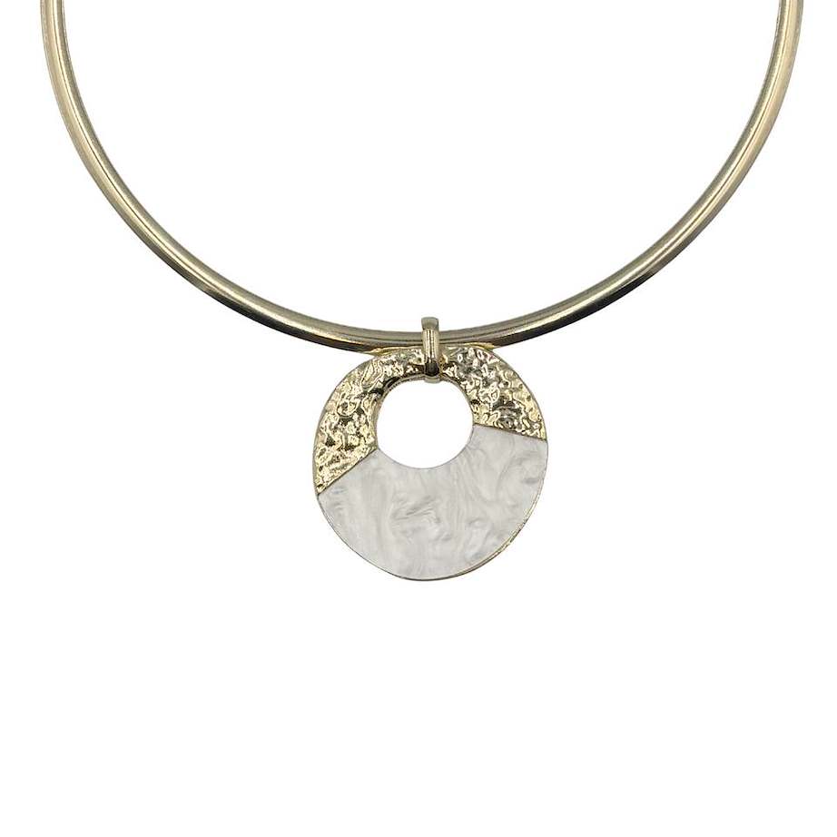 Set Collar y Aretes Dorados